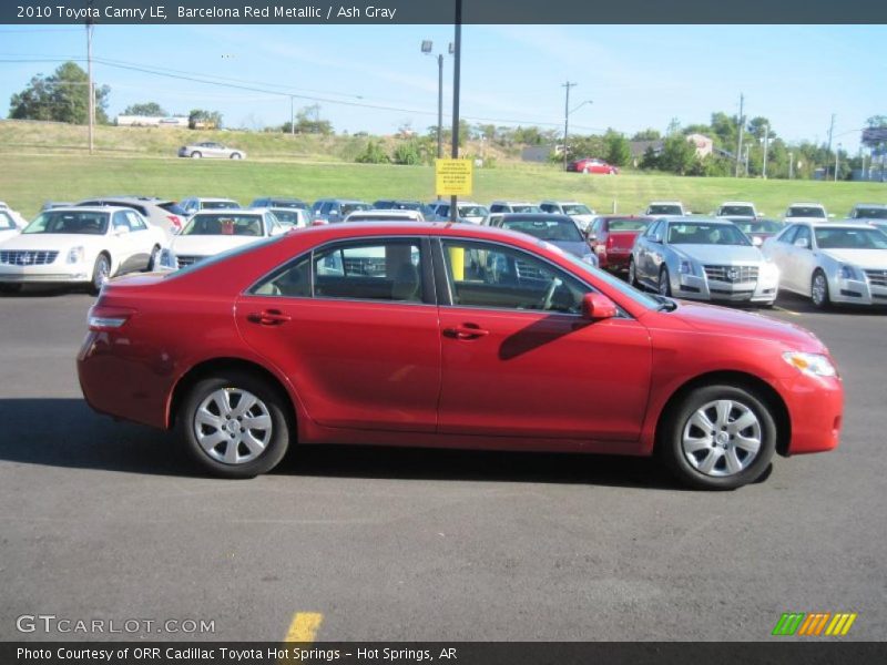 Barcelona Red Metallic / Ash Gray 2010 Toyota Camry LE