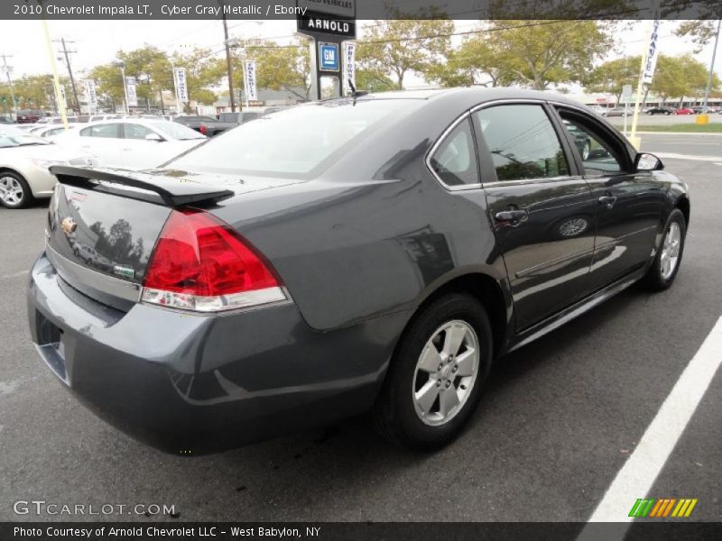 Cyber Gray Metallic / Ebony 2010 Chevrolet Impala LT