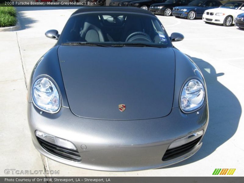 Meteor Grey Metallic / Black 2008 Porsche Boxster