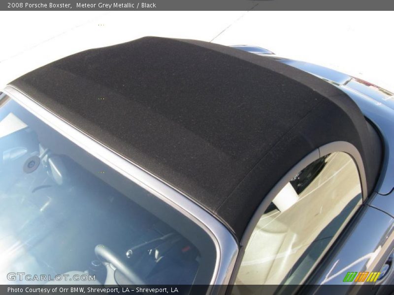 Meteor Grey Metallic / Black 2008 Porsche Boxster