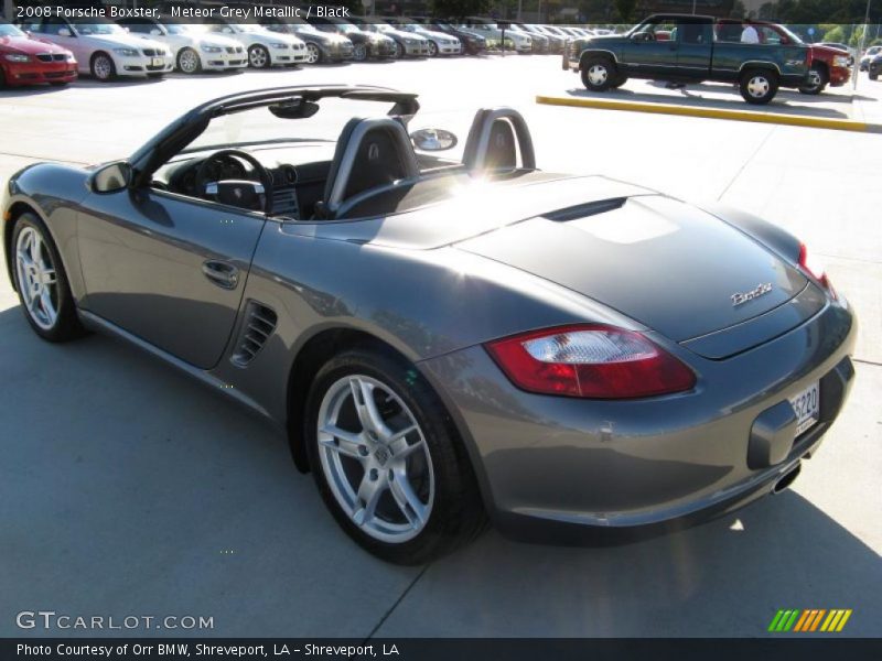 Meteor Grey Metallic / Black 2008 Porsche Boxster