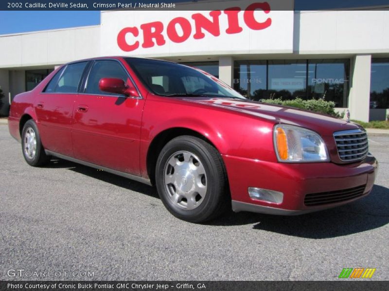 Crimson Pearl / Neutral Shale 2002 Cadillac DeVille Sedan
