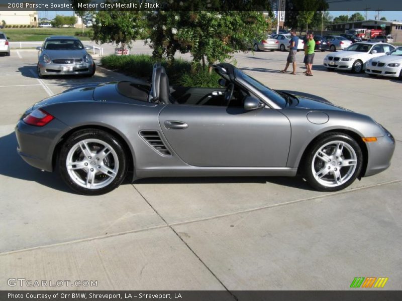 Meteor Grey Metallic / Black 2008 Porsche Boxster