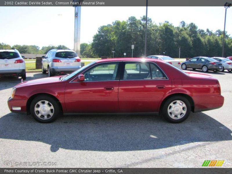 Crimson Pearl / Neutral Shale 2002 Cadillac DeVille Sedan