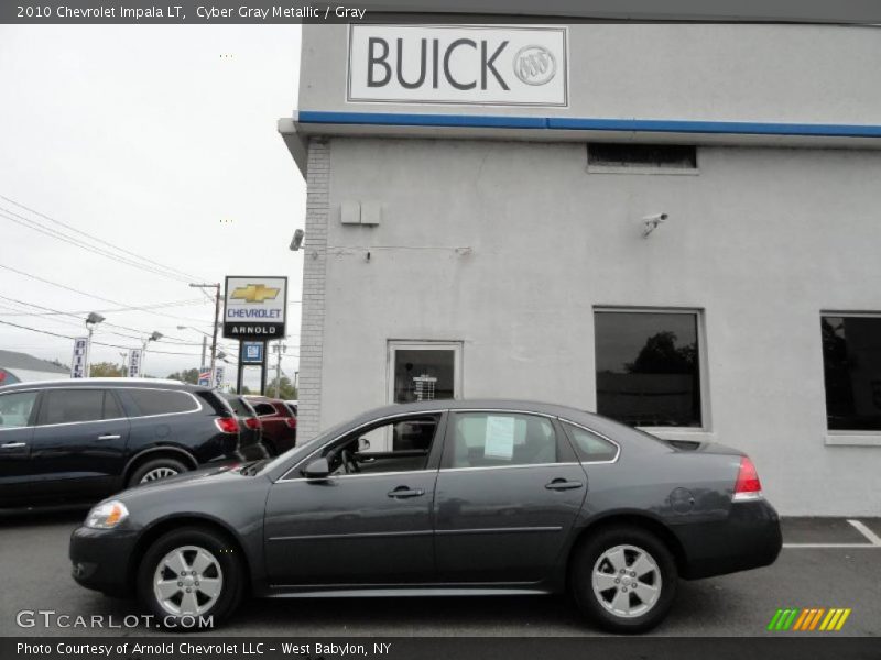 Cyber Gray Metallic / Gray 2010 Chevrolet Impala LT