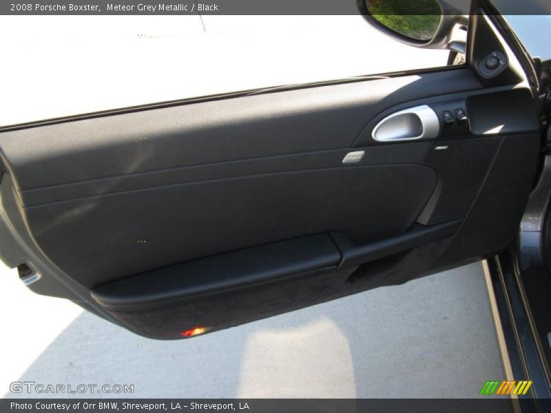 Meteor Grey Metallic / Black 2008 Porsche Boxster