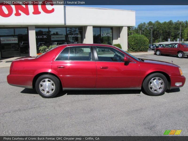Crimson Pearl / Neutral Shale 2002 Cadillac DeVille Sedan
