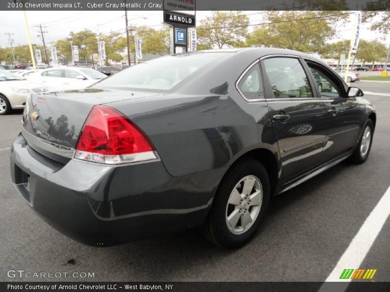 Cyber Gray Metallic / Gray 2010 Chevrolet Impala LT