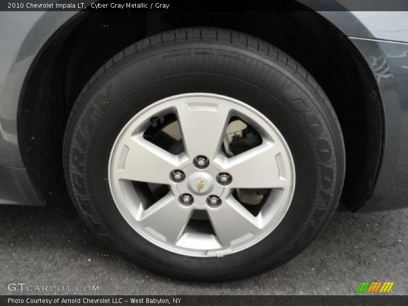 Cyber Gray Metallic / Gray 2010 Chevrolet Impala LT