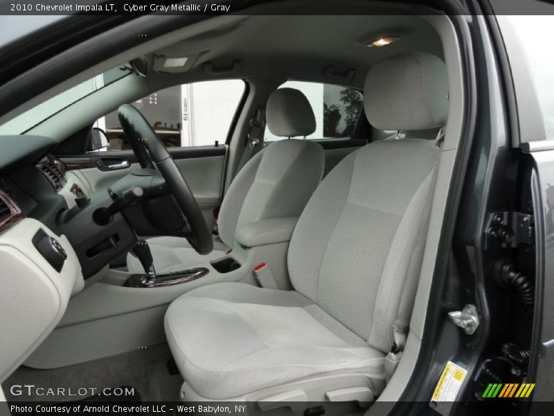 Cyber Gray Metallic / Gray 2010 Chevrolet Impala LT
