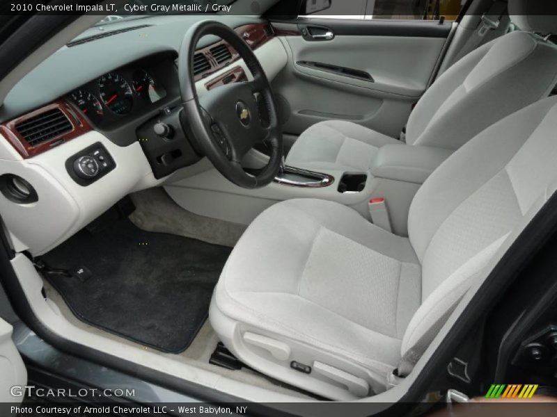 Cyber Gray Metallic / Gray 2010 Chevrolet Impala LT