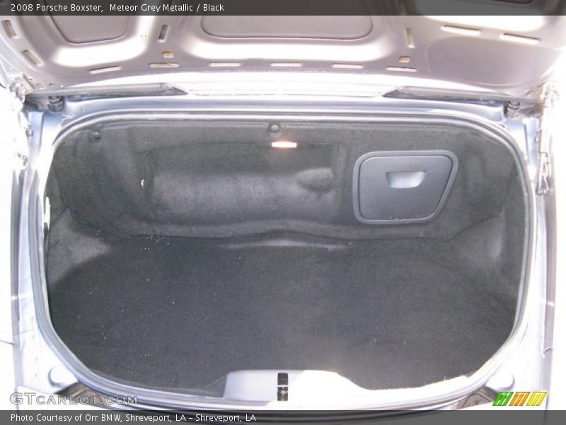 Meteor Grey Metallic / Black 2008 Porsche Boxster