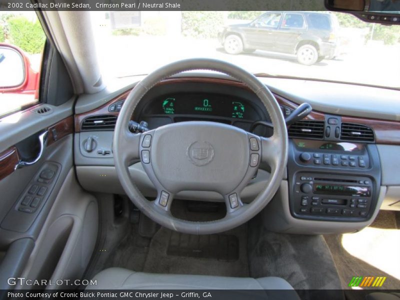 Crimson Pearl / Neutral Shale 2002 Cadillac DeVille Sedan