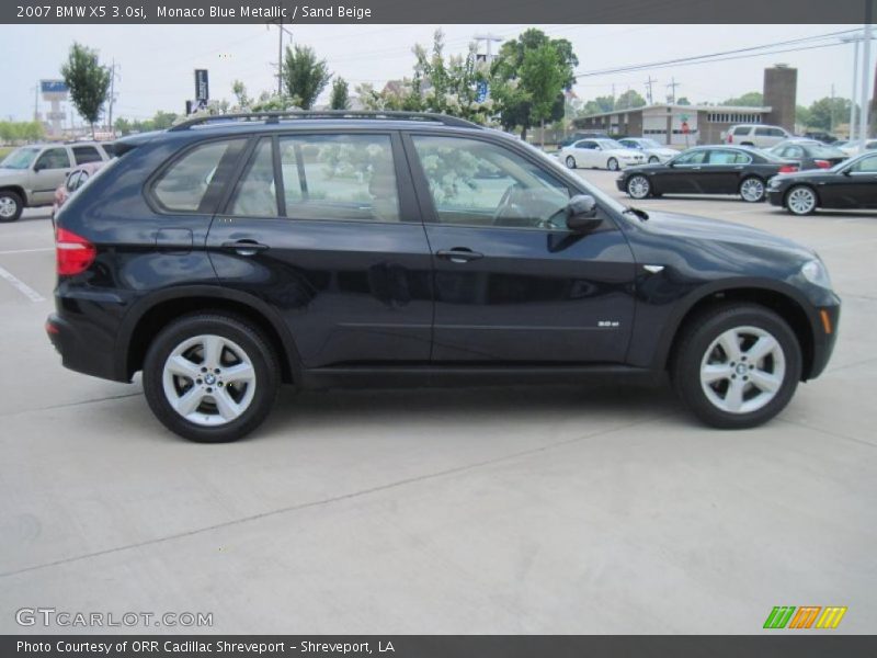 Monaco Blue Metallic / Sand Beige 2007 BMW X5 3.0si