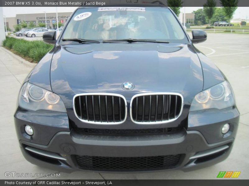 Monaco Blue Metallic / Sand Beige 2007 BMW X5 3.0si