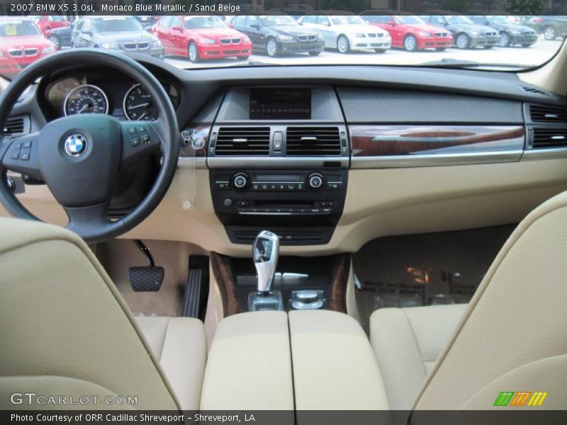 Monaco Blue Metallic / Sand Beige 2007 BMW X5 3.0si