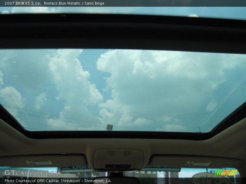 Monaco Blue Metallic / Sand Beige 2007 BMW X5 3.0si