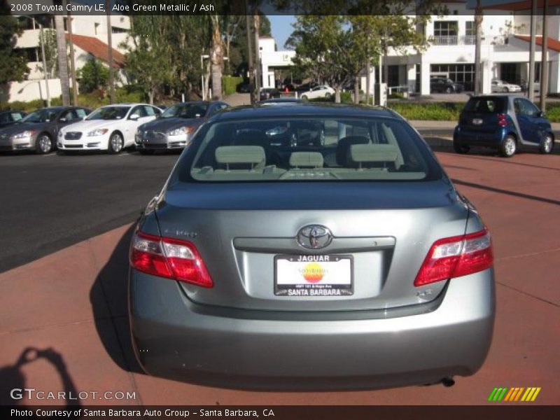 Aloe Green Metallic / Ash 2008 Toyota Camry LE