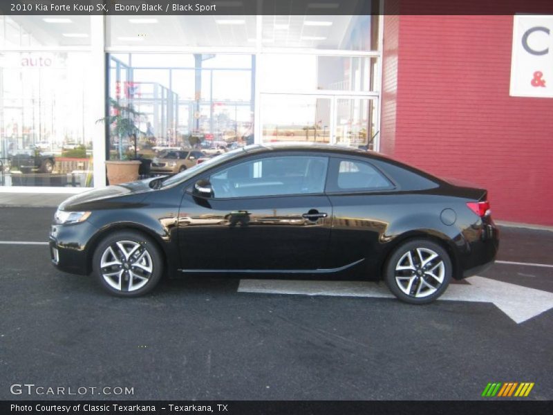 Ebony Black / Black Sport 2010 Kia Forte Koup SX