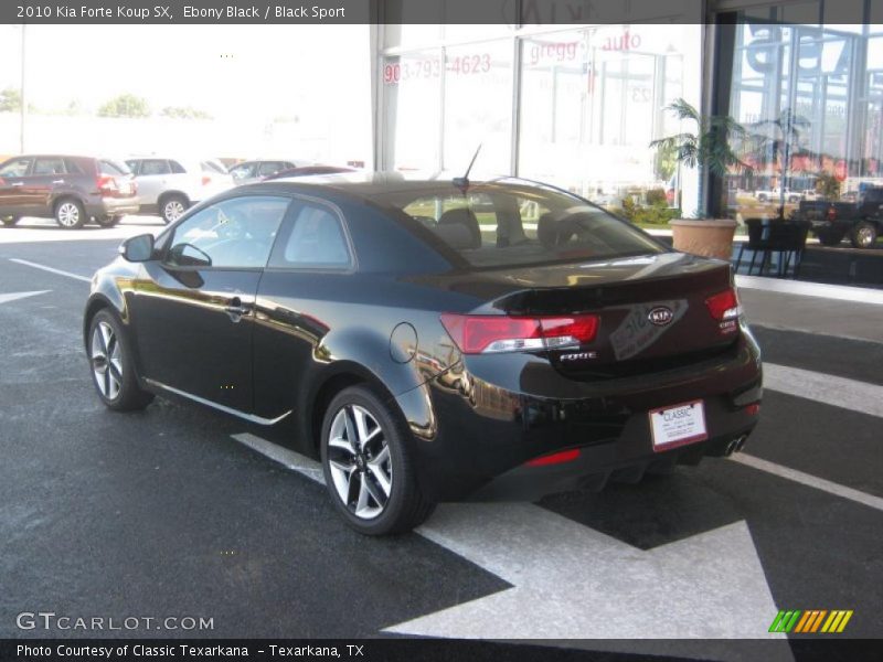 Ebony Black / Black Sport 2010 Kia Forte Koup SX