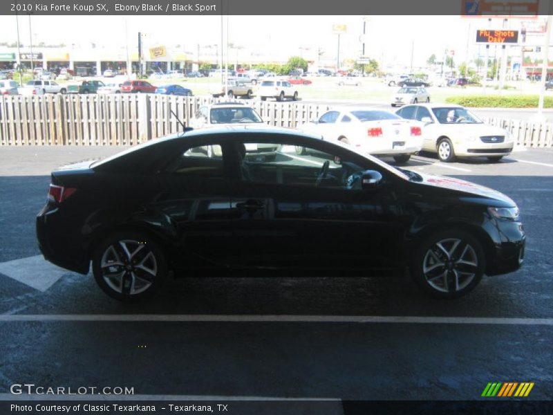 Ebony Black / Black Sport 2010 Kia Forte Koup SX