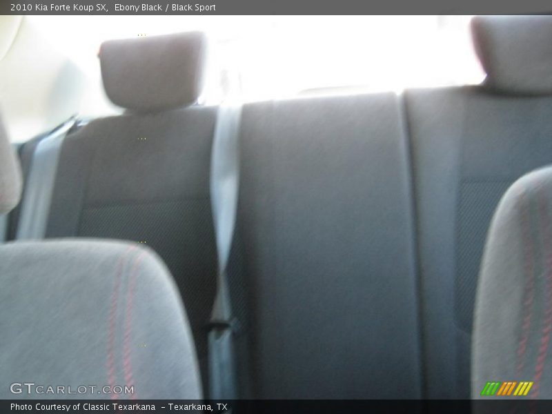 Ebony Black / Black Sport 2010 Kia Forte Koup SX