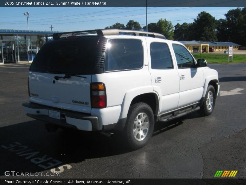 Summit White / Tan/Neutral 2005 Chevrolet Tahoe Z71