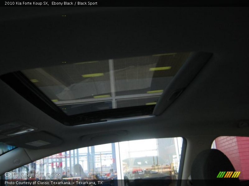 Ebony Black / Black Sport 2010 Kia Forte Koup SX