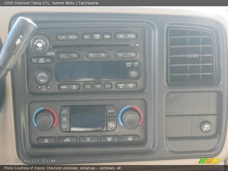 Summit White / Tan/Neutral 2005 Chevrolet Tahoe Z71