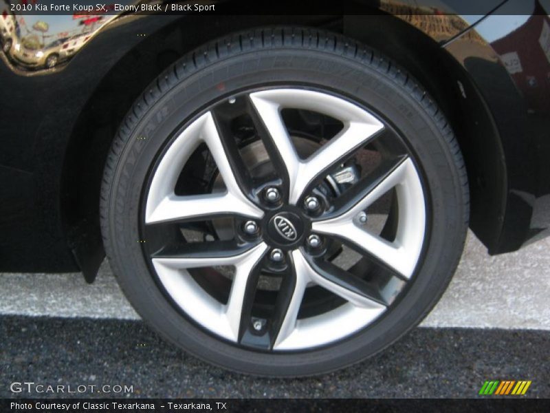 Ebony Black / Black Sport 2010 Kia Forte Koup SX