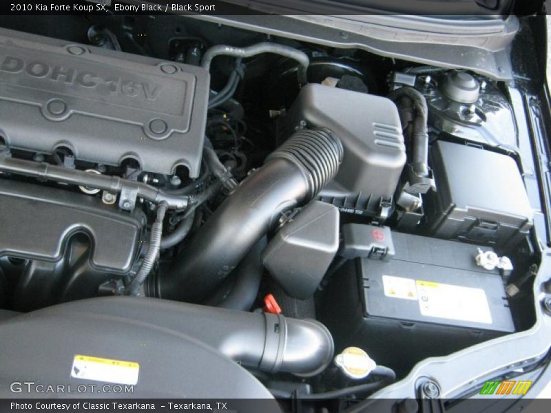 Ebony Black / Black Sport 2010 Kia Forte Koup SX