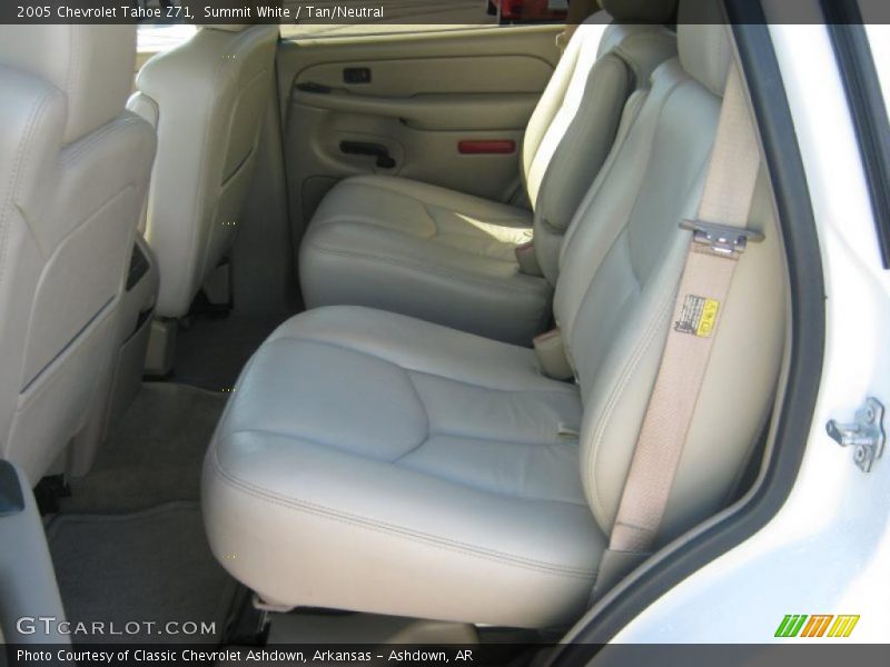 Summit White / Tan/Neutral 2005 Chevrolet Tahoe Z71