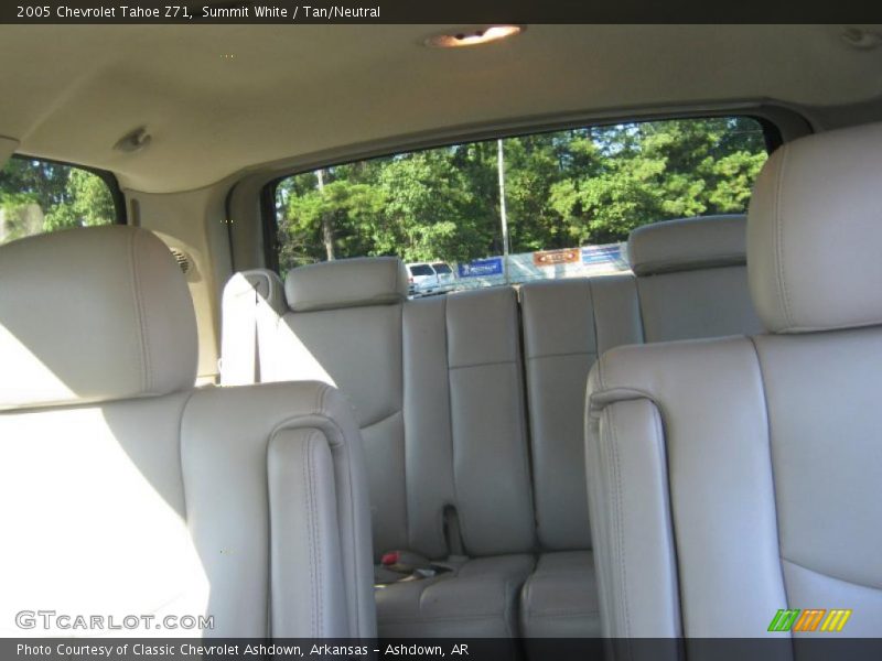 Summit White / Tan/Neutral 2005 Chevrolet Tahoe Z71