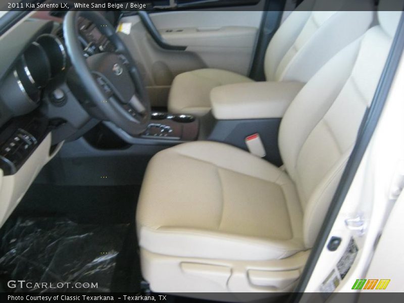 White Sand Beige / Beige 2011 Kia Sorento LX