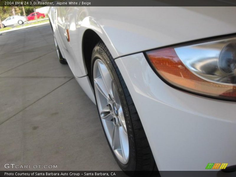 Alpine White / Beige 2004 BMW Z4 3.0i Roadster