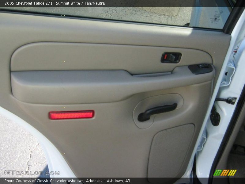 Summit White / Tan/Neutral 2005 Chevrolet Tahoe Z71