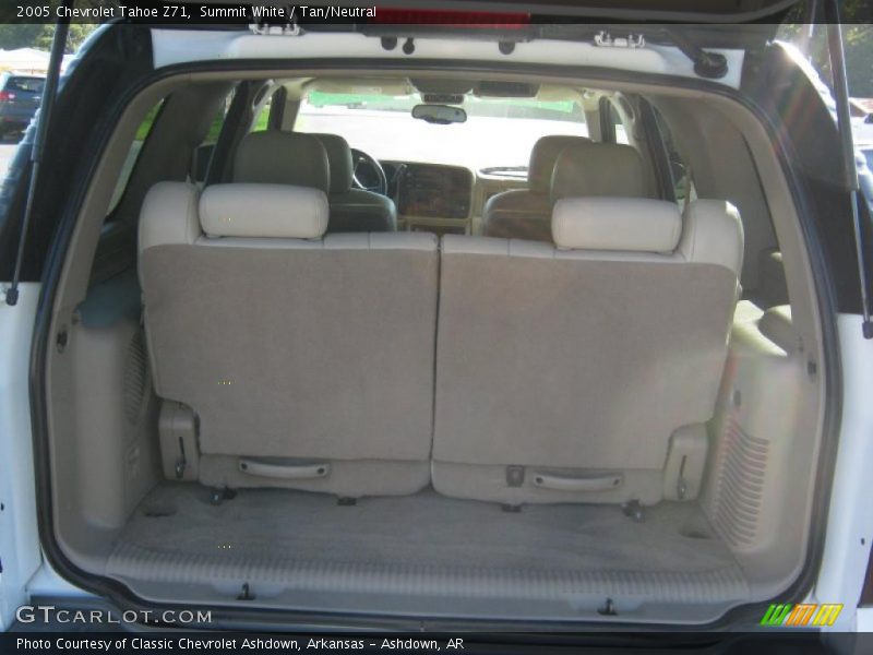 Summit White / Tan/Neutral 2005 Chevrolet Tahoe Z71