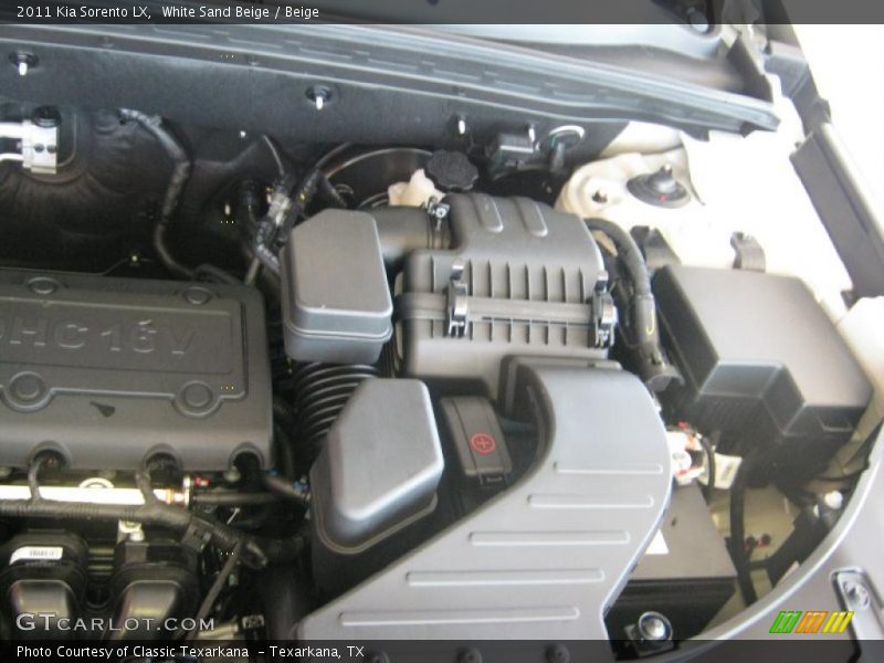 White Sand Beige / Beige 2011 Kia Sorento LX