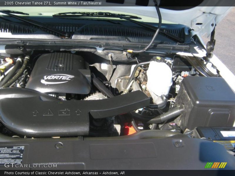Summit White / Tan/Neutral 2005 Chevrolet Tahoe Z71