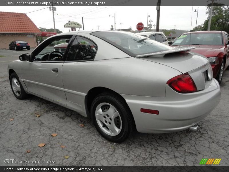 Liquid Silver Metallic / Graphite 2005 Pontiac Sunfire Coupe