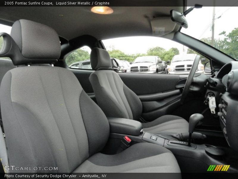 Liquid Silver Metallic / Graphite 2005 Pontiac Sunfire Coupe