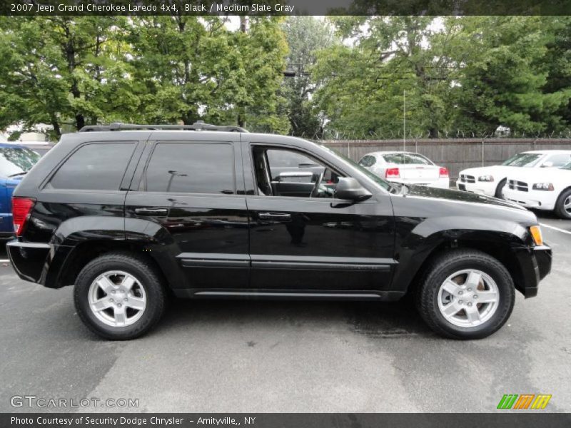 Black / Medium Slate Gray 2007 Jeep Grand Cherokee Laredo 4x4