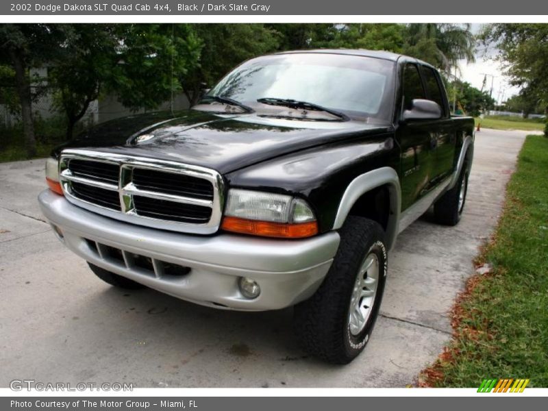 Black / Dark Slate Gray 2002 Dodge Dakota SLT Quad Cab 4x4