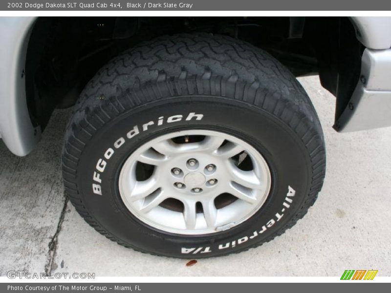 Black / Dark Slate Gray 2002 Dodge Dakota SLT Quad Cab 4x4