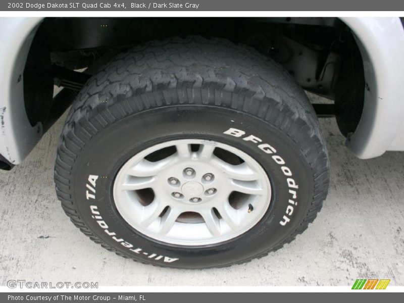 Black / Dark Slate Gray 2002 Dodge Dakota SLT Quad Cab 4x4