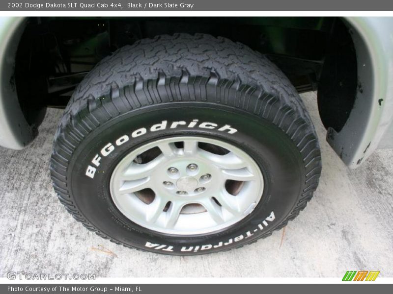 Black / Dark Slate Gray 2002 Dodge Dakota SLT Quad Cab 4x4
