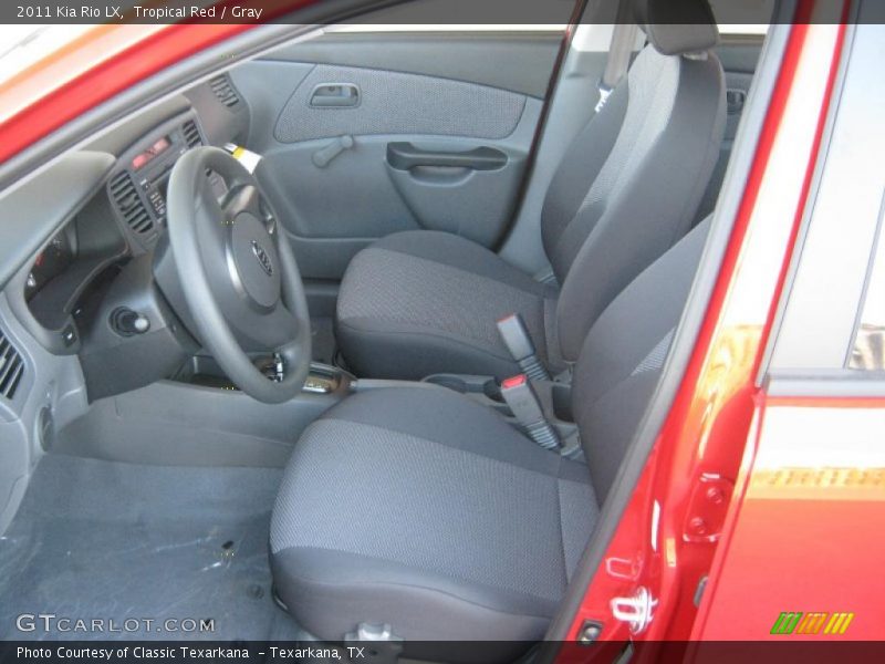 Tropical Red / Gray 2011 Kia Rio LX