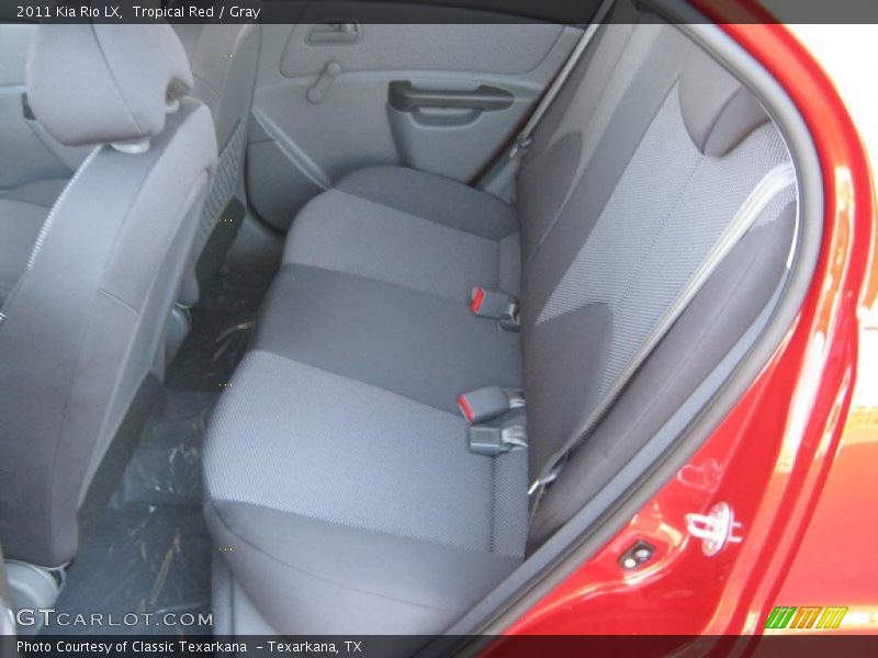 Tropical Red / Gray 2011 Kia Rio LX