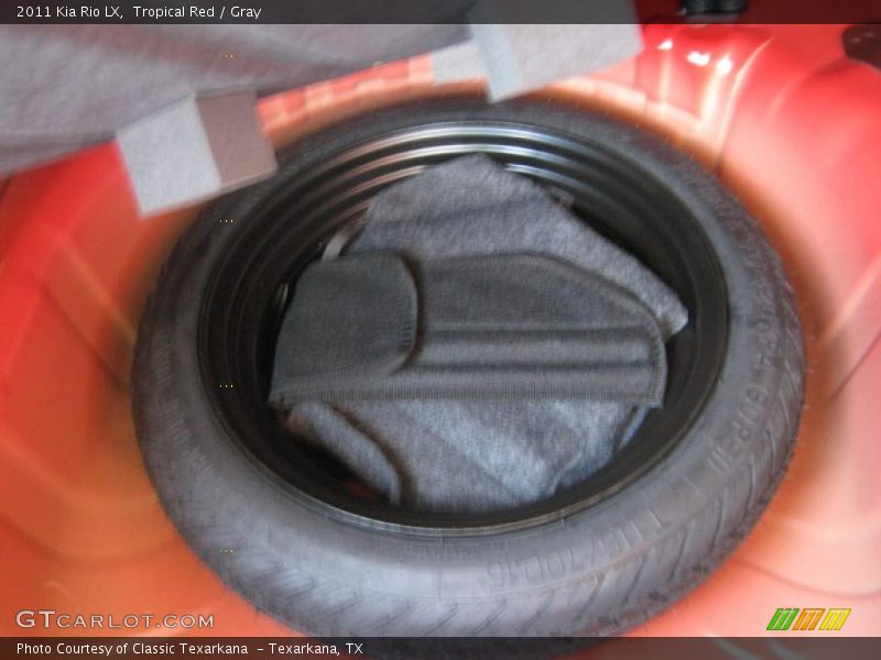 Tropical Red / Gray 2011 Kia Rio LX