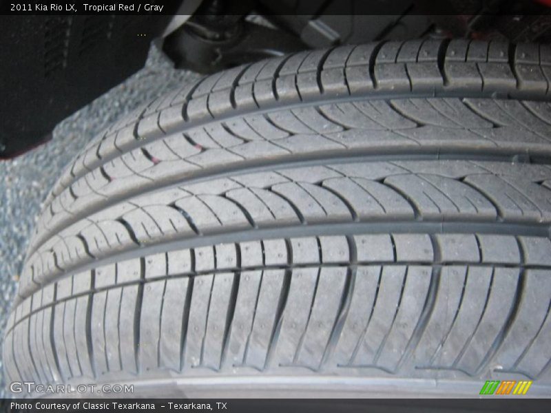 Tropical Red / Gray 2011 Kia Rio LX